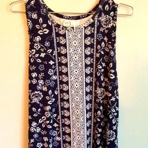 Brand New with tags blue/white floral summer dress